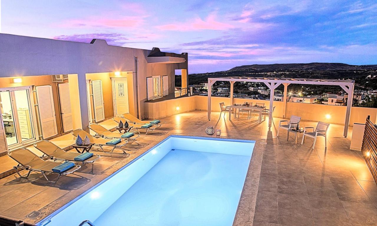 Villa Di Giorgio Heated Pool Kournás Extérieur photo